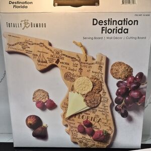 Bamboo Destination Florida Cutting Board Decor